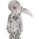 thumbnail image 3 of JOYARIS Dije Medalla Gigante Santa Muerte Con Zirconias En Plata 925 DM-0000350, 3 of 5