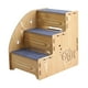 thumbnail image 3 of Escalera para perros de madera escalera de gato, 3 escalones, trepadora de escalada de escalada escalera escalones de mascota para gatos mayores sofá, 3 of 9