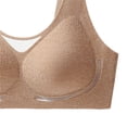 thumbnail image 3 of Levmjia Women's Bras Wireless Seamless Solid Color Comfortable Everyday T Shirt Bra No Underwire Breathable Push Up Underwear for Daily Wear and Sleep, 3 of 4