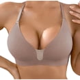 thumbnail image 2 of Byworldtasic Women's Seamless Bra Wire-Free Invisible No Trace No Marks Ultra-Soft Comfort Everyday Bralettes, 2 of 7