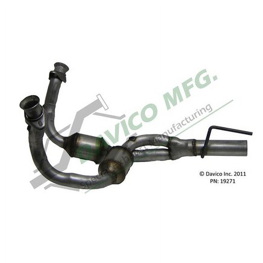 Davico 19271 Catalytic Converter For Jeep Grand Cherokee, OE Replacement, Front