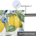 thumbnail image 5 of Lemon Valance Curtain Summer Tree Branches Ripe Slices Lemon Freshness Juicy Small Curtian Drapes Valance for Cafe Room Kitchen 54x18inch(2Pcs), 5 of 5