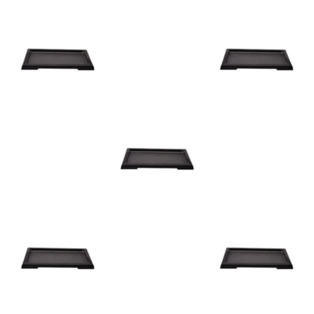 Inteprter Maceta de y tamaños - Materiales fáciles de mantener Maceta de plástico Bandeja de balcón 9 16.5 * 12 * 6 cm Type2 NO2