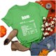 thumbnail image 4 of Camiseta de mujer, camisetas divertidas y bonitas de manga corta para otoño, camisetas de regalo de Acción de Gracias, blusa a juego de nutrición de Acción de Gracias Pompotops hfajkhk124282, 4 of 8