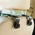 thumbnail image 3 of (8 Pieces) Car headrest Hook, Intimate Design, Durable Rear seat Hook, Load 40pounds, Portable Shelf, can be Used for Handbag, Wallet, Cloth Sundries, 3 of 8