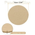 thumbnail image 2 of Uxcell 2pcs 4 Inch Wood Circles for Crafts, 0.31 Inch Thick Unfinished Blank Wooden Rounds Slice Cutouts, 2 of 7