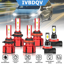 For Honda Odyssey 2011-2020 LED Headlights Combo 9005 H11 High Low Beam   H11 Fog Light Conversion Kit 6Pcs