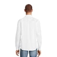 thumbnail image 3 of Burnside Men's and Big Men's Long Sleeve Utility Shirt with Pockets, Sizes M-2XL, 3 of 5