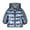 Navy, variant on 1 to 8Y Toddler Girls Boys 3D Dinosaur Hooded Puffer Jacket Autumn Winter Coat Kids Zipper Up Outwear Warm Clothes