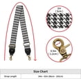 thumbnail image 4 of CoCoMangos Wide Shoulder Strap Adjustable Replacement,Purse Strap,Multi-Pattern Crossbody Bag Strap, 4 of 5