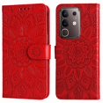 thumbnail image 5 of Funda tipo cartera GANGXUN para Vivo Y29 4G , diseño girasol, cuero PU, soporte, cierre magnético, tarjetero, 5 of 5