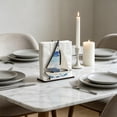 thumbnail image 5 of Cififendec Coastal Wooden Napkin Holder, 4.72"×3.3", Summer Nautical Distressed Wood Tabletop Tissue Dispenser for Dining Table Beach Cottage Decor, 5 of 8