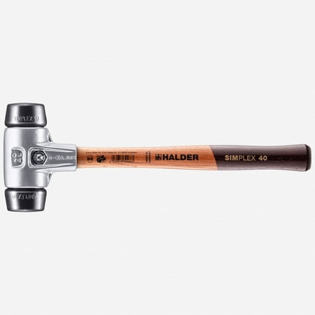 

Halder Simplex Mallet with Black Rubber Inserts and Lightweight Aluminum Housing 1.57 / 14.29 oz.