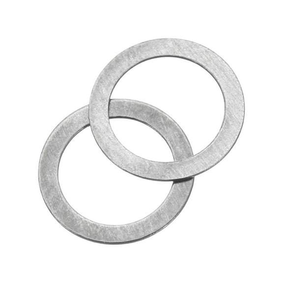 120Pcs 304 Stainless Steel Flat Washers, M5x7x0.2mm Ultra Thin Flat Spacers