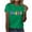 Multicolor, variant on Womens Tops Summer O-Neck Graphic Floral Print T-shirt Short Sleeve Casual Loose Blouse Tops