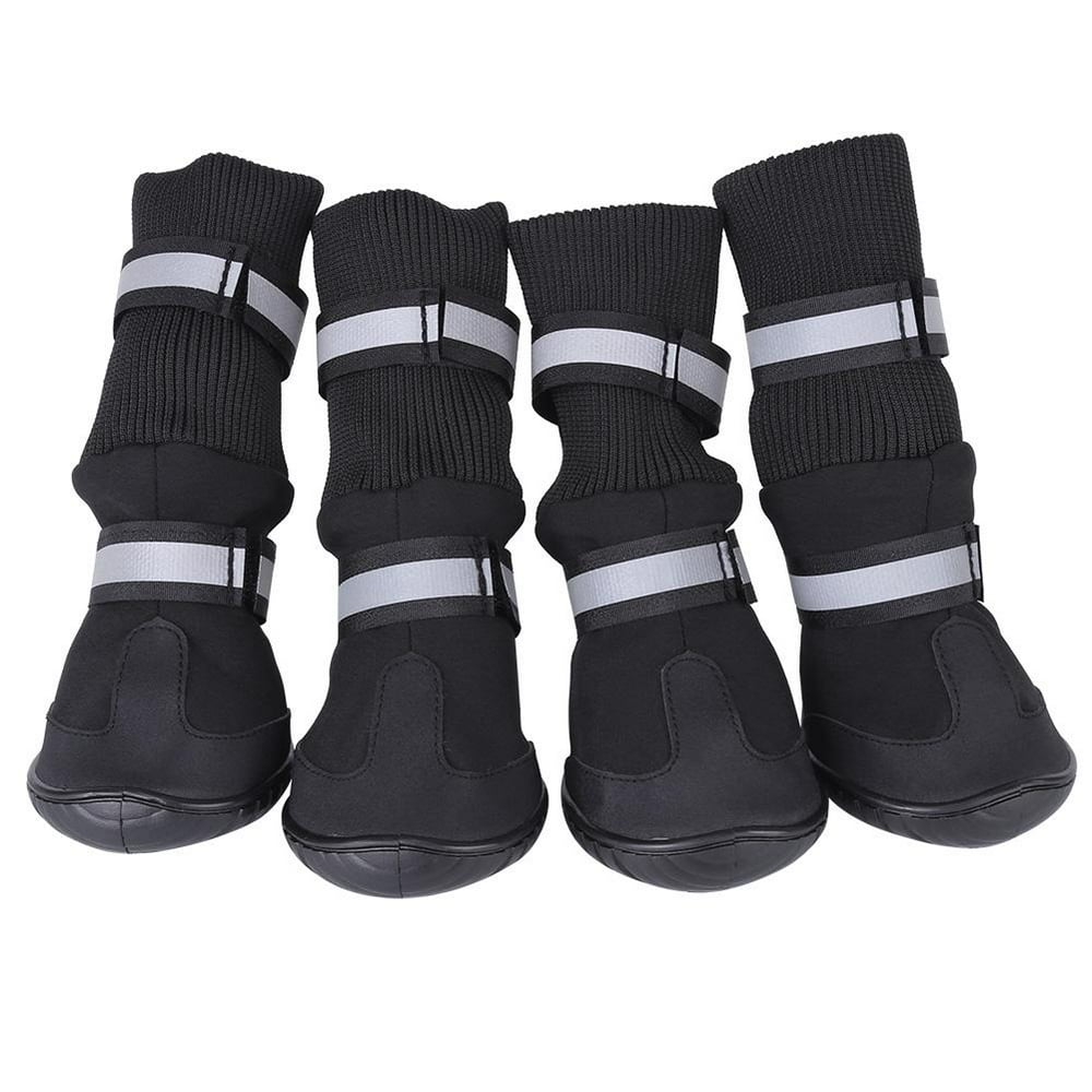 LYUMO 4Pcs/set Waterproof Pet Dog Shoes AntiSlip Protective Boots for