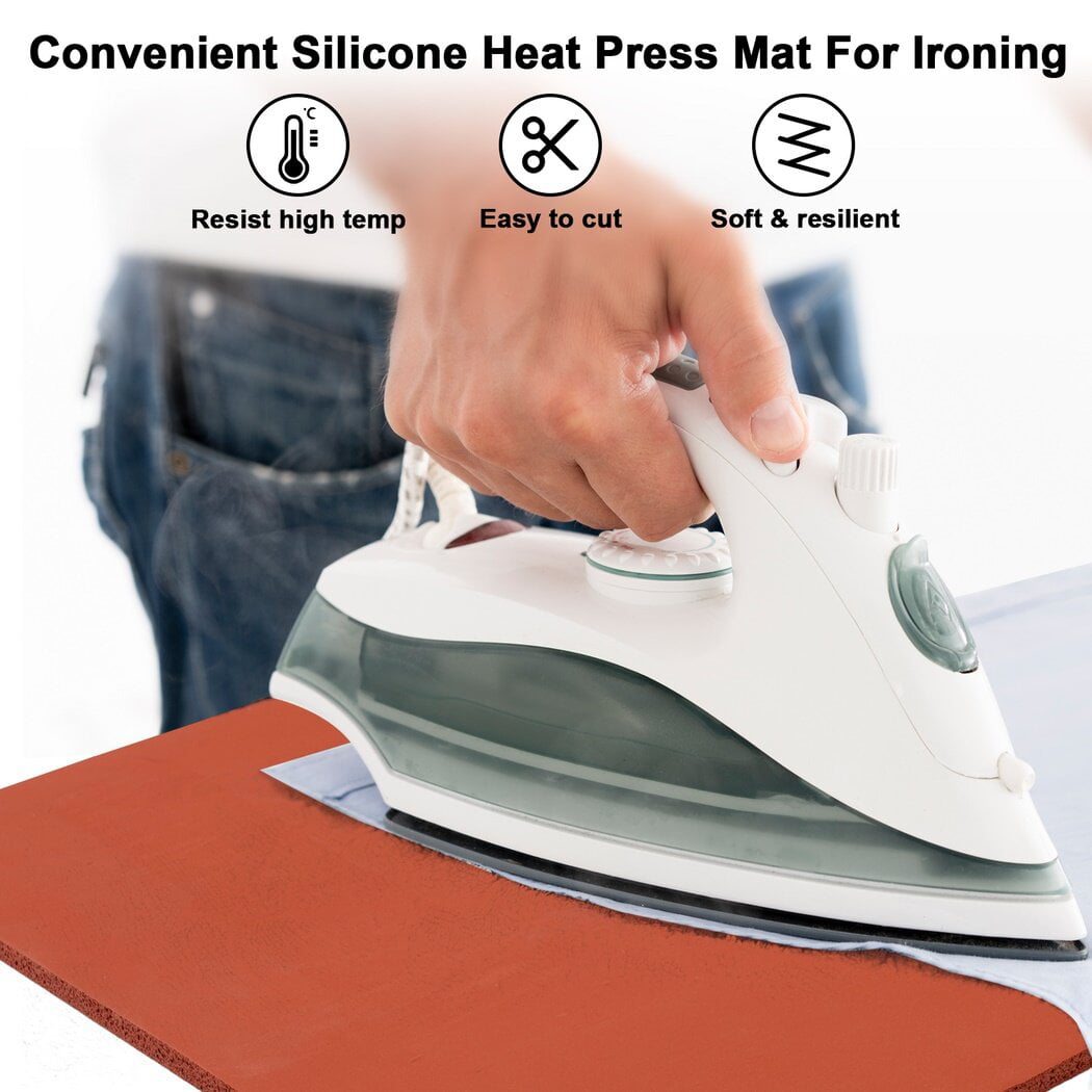 15'x 11-7/16” Silicone Heat Press Pad Mat 5/16”Thickest Silicone Pad for Heat  Press Machine Flat Heat Transfer Press Replacement - AliExpress