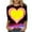 Multicolor 30, variant on BLVB Womens 3/4 Sleeve Crew Neck T-Shirts Valentina's Day Spring Shirts Love Heart Printed Graphic Tees Tops Gifts