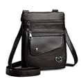 thumbnail image 2 of PULLIMORE Small Crossbody Bags for Women Lightweight Vintage Soft PU Leather Cell Phone Purse Wallet Shoulder Bag Handbags, Black, 2 of 9