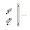 thumbnail image 2 of Uxcell 3pcs Ball End Hex Screwdriver Bit 6mm Size 1/4" Hex Shank 3" Long Magnetic Metric Hex Screw Driver Bits, 2 of 6