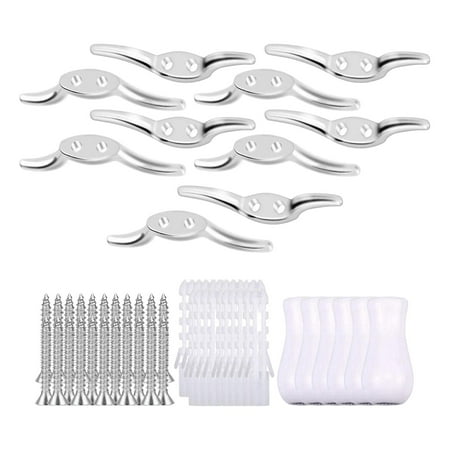 Set of Roman Shade Cord Cleats General Fitting Simple for Shade String ...