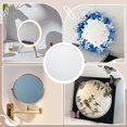thumbnail image 6 of 3 Pcs Round Glass Mirror 5.9 Inch Glass Mirror Decorative Glass Mirror Wall Decor 2.5mm Thick Glass Mirror Tiles Mirror Sheets for Home Cabinet DIY Decorations Jewelry Exhibition for DIY, 6 of 9