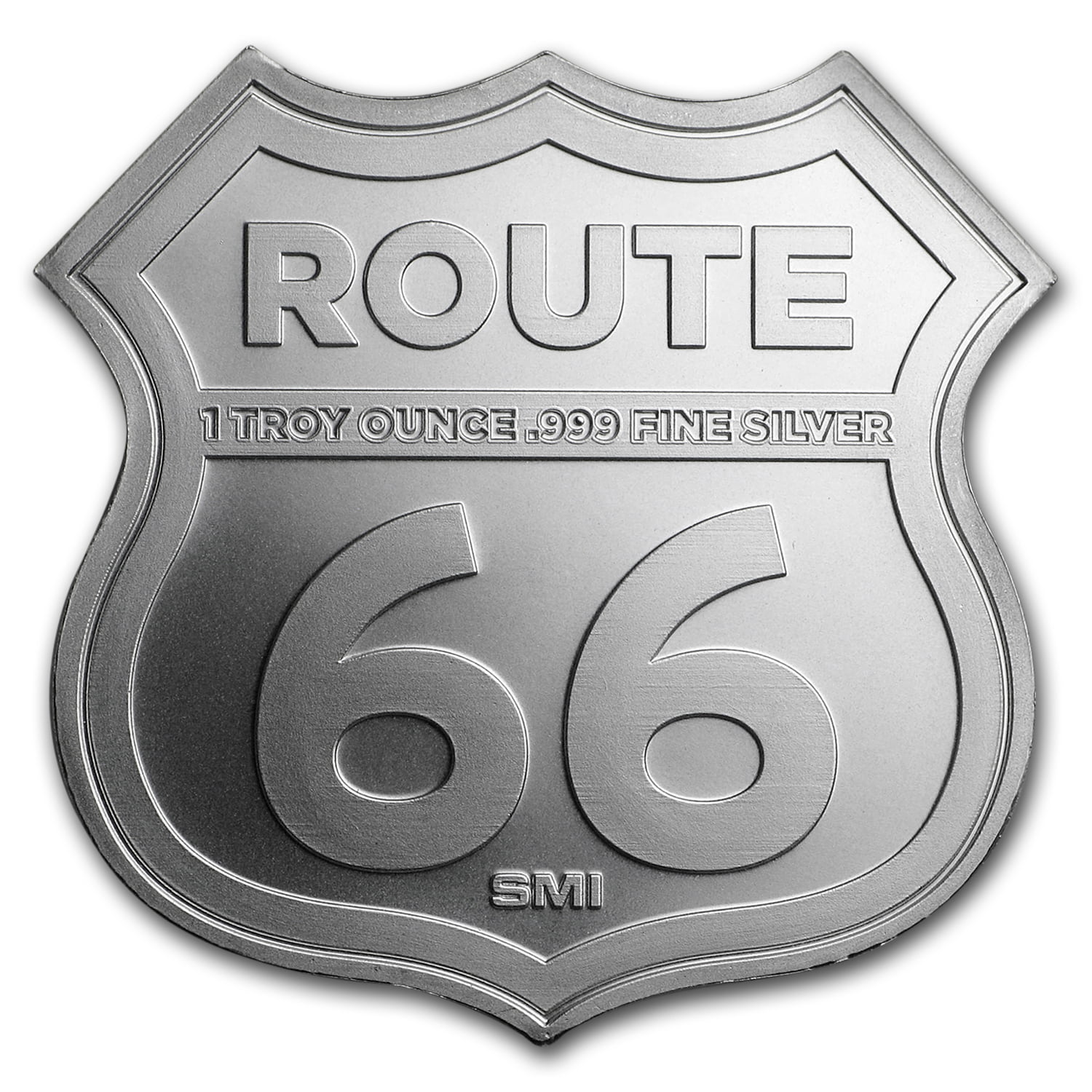 1 oz .999 silver Route 66 commemorative Kansas Rainbow Arch bridge art bar 