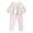 Pink, variant on CPNG Girls Skirted Leggings Stretchy Athletic Workout Dance Tennis Yoga Leggings with Ruffle Skirt Daily Tights for Girls
