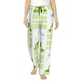thumbnail image 2 of Kdxio Women's Comfy Stretch Frogs and DragonfliesPrint Drawstring Pajama Pants-Medium, 2 of 9