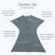thumbnail image 2 of SleepingBaby Zipadee-Zip - Manta de transición acogedora con cremallera de poliéster y spandex - Manta espaciosa para bebé para cambiar fácilmente los pañales - Gris clásico mediano (6-12 meses), 2 of 5