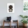 thumbnail image 3 of Art.com Dachshund Free Hugs Art Print by Fab Funky, 24" x 32", 3 of 4