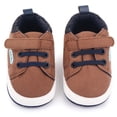 thumbnail image 3 of Baby Boys Girls Shoes Canvas Toddler Sneakers Anti-Slip Infant First Walkers 0-18 Months, 3 of 5