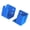 Blue, variant on Wall Brackets 2 Piece Set, Screw Mount Holder Pair with U Shaped for Daily Utility Room Storage