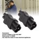 thumbnail image 4 of Adaptador de corriente IEC320 C6 a IEC320 C7 conductor de cobre 2500W C6 a C7 Adaptador de enchufe de alimentación profesional 6 piezas para enchufe UPS para enchufe de, 4 of 8