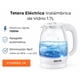 thumbnail image 5 of Tetera Eléctrica Better Chef de Vidrio con Pantalla LED 360°| Hervidor de agua Inalámbrico de Vidrio Apagado Automático 1.7L, 5 of 9