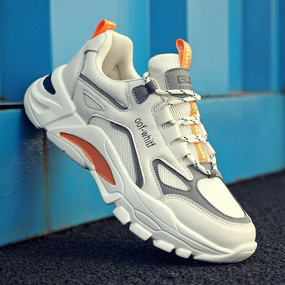 Spring Men's Shoes Fashionable Winter Breathable Mesh Shoes Sports Casual Running Trendy Shoes All-match Ins