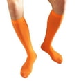 thumbnail image 2 of Unisex Knee High Socks, Nylon Non-Slip Invisible Seamless Tube Socks, Candy Color, 2 of 7