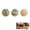 B3, variant on Retro Shag Cat Toy Balls, Yarn Cat Ball with Bell Inside, Interactive Kitten Toys for Indoor Cats, Catnip Chew Toys for All Pet Breeds(A3, 1pc)