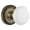 Antique Brass, variant on Nostalgic Warehouse Ropwhi_Psg_238_Nk White Porcelain Solid Brass Passage Door Knob Set -