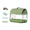 thumbnail image 4 of Jaula de viaje Yuyangstore para pájaros acrílico transpirable verde, 4 of 8