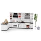 thumbnail image 2 of Casa De 1:12 Mini pequeña sala De Cocina Refrigerador Y De Tocador Muebles Accs Hugo Gabinete de cocina de casa de muñecas, 2 of 7