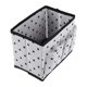 thumbnail image 1 of Caja de almacenamiento no tejida, contenedor de maquillaje multifunción, estuche de escritorio, organizador de cosméticos, punto negro, 1 of 2