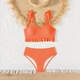 thumbnail image 2 of UAYOTSE Girls' 2 Piece Bikini Swimsuits Adjustable Straps with Chest Pad Girls Bathing Suit,Sizes 5-6 Years, 2 of 7