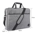 thumbnail image 2 of 15.6inch Laptop PC Shoulder Bag Carrying Soft Notebook Case Cover Gray, 2 of 11