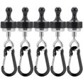 thumbnail image 1 of Ganchos de flexibilidad Clip de mosquetón de metal en forma de D para colgar al aire libre Luz de camping, 1 of 9