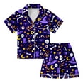 thumbnail image 6 of JLMSPLWG Fall Baby Girl Outfit Infant Boy Outfits Toddler Girl Thanksgiving Outfit Girl Outfits Size 6 Girls Bodysuit 2 Piece Outfit Boy Clothes 4t, Purple 5-6 Years, 6 of 6