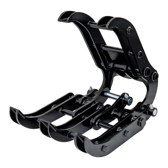 Mini Excavator Grabber Attachments, Small Excavator Wood Grabber Grapple, 25mm Pins Bolt on Attachment