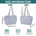 thumbnail image 4 of FORMRS Tote Bag for Women Quilted Large Capacity Travel Work Carry On Shoulder Handbag, Cartoon Otters Pattern, 4 of 7
