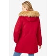 thumbnail image 3 of Woman Within Plus Size Arctic Parka Jacket & Hood 34" Long Down Blend Winter Coat, 3 of 6