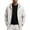 White, variant on Summer Sunscreen Hoodies for Men Full-Zip Waterproof Long Sleeve Plain Fishing Hiking Sun Protection Light Jackets Black L